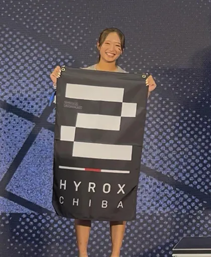 HYROXウィメンズオープンに出場したBRC溝の口スタッフ・ミユ
